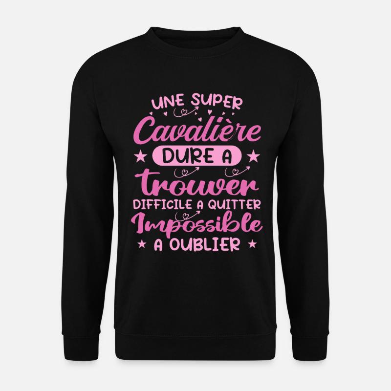 A Super Rider - Rider Gift - Unisex Sweatshirt - black