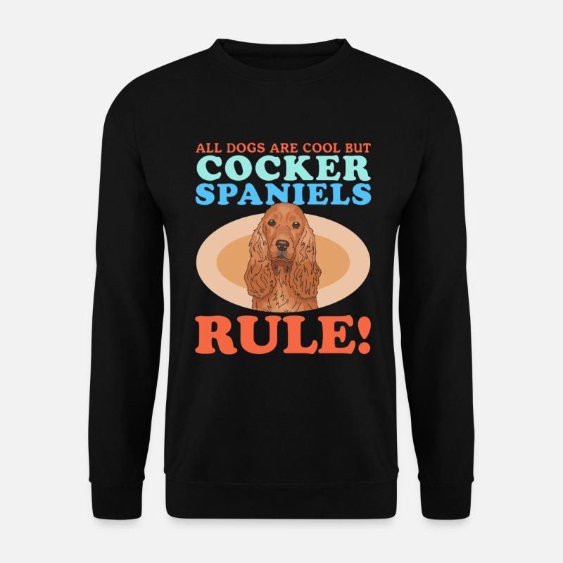 Cocker Spaniel Cocker Spaniel Cadeau - Sweat-shirt Unisexe - noir