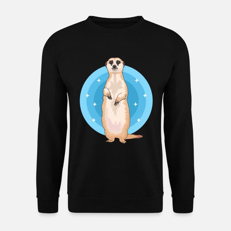 Suricate Mignon Cadeau de suricate - Sweat-shirt Unisexe - noir