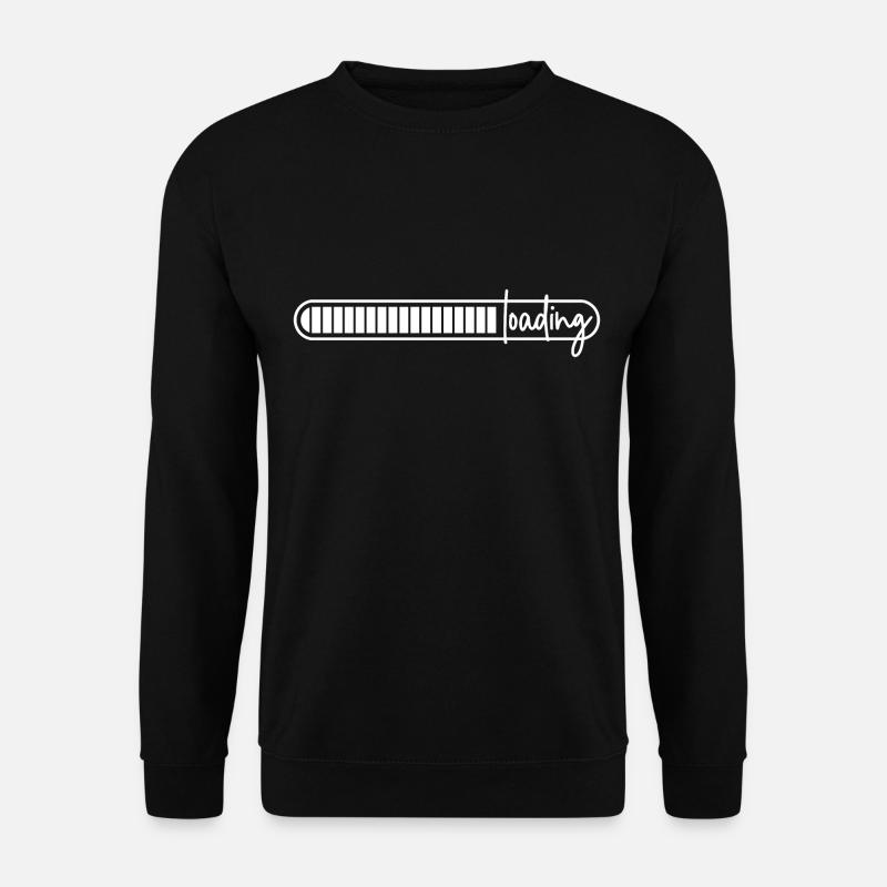 Ladebalken - lädt - wird geladen - loading - Unisex Pullover - Schwarz