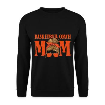 Basketballtrainer Entraîneur de basket-ball - Sweat-shirt Unisexe - noir - Devant - Alina (178cm) & Michal (187cm)