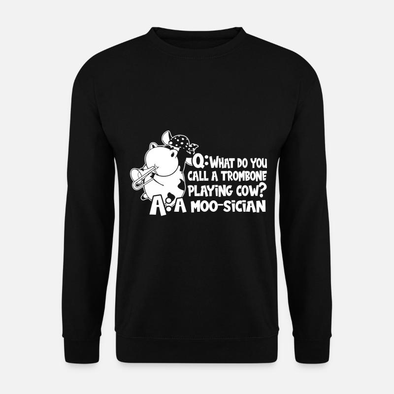 Trombone - Unisex Sweatshirt - black