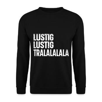 Sarcasme Disant Humour Noir Drôle Ironie - Sweat-shirt Unisexe - noir - Devant - Alina (178cm) & Michal (187cm)
