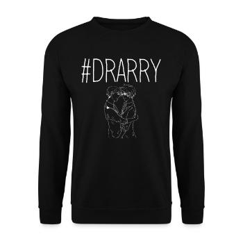 #Drarry - Unisex Pullover - Schwarz - Vorne - Alina (178cm) & Michal (187cm)