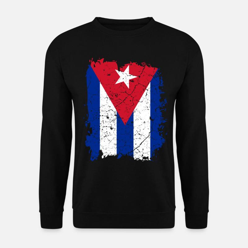 Cuba flag - Unisex Sweatshirt - black