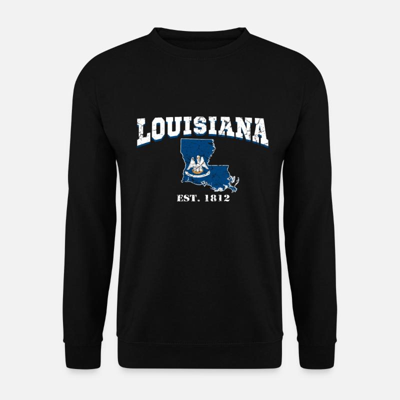 Louisiana USA - Unisex Pullover - Schwarz