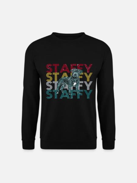 Staffordshire Bullterrier - Unisex Pullover - Schwarz