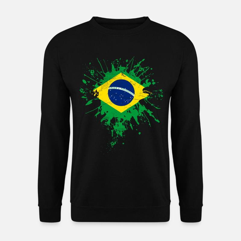 Drapeau du Brésil - Sweat-shirt Unisexe - noir