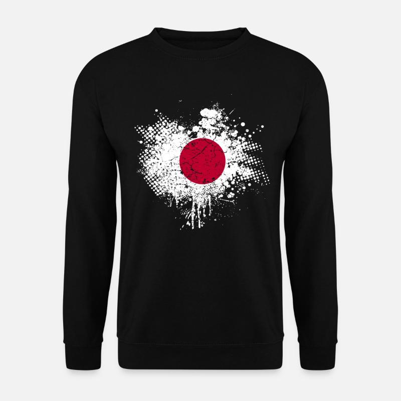 Drapeau du Japon - Sweat-shirt Unisexe - noir