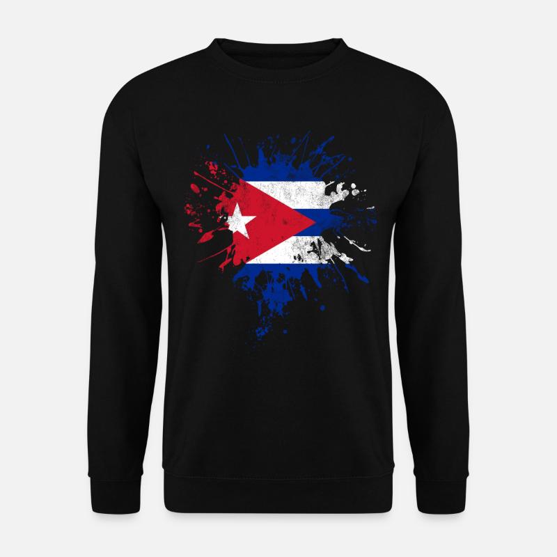 Drapeau de Cuba - Sweat-shirt Unisexe - noir