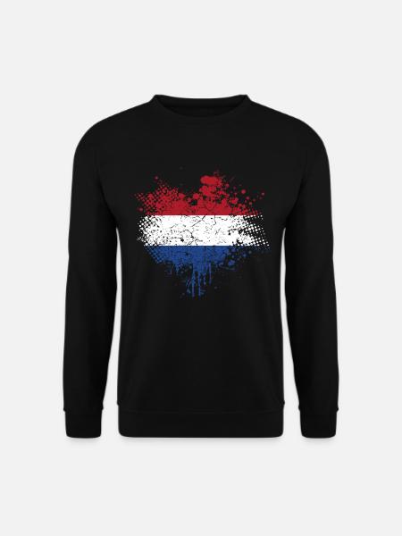 Netherlands Flag - Unisex Sweatshirt - black