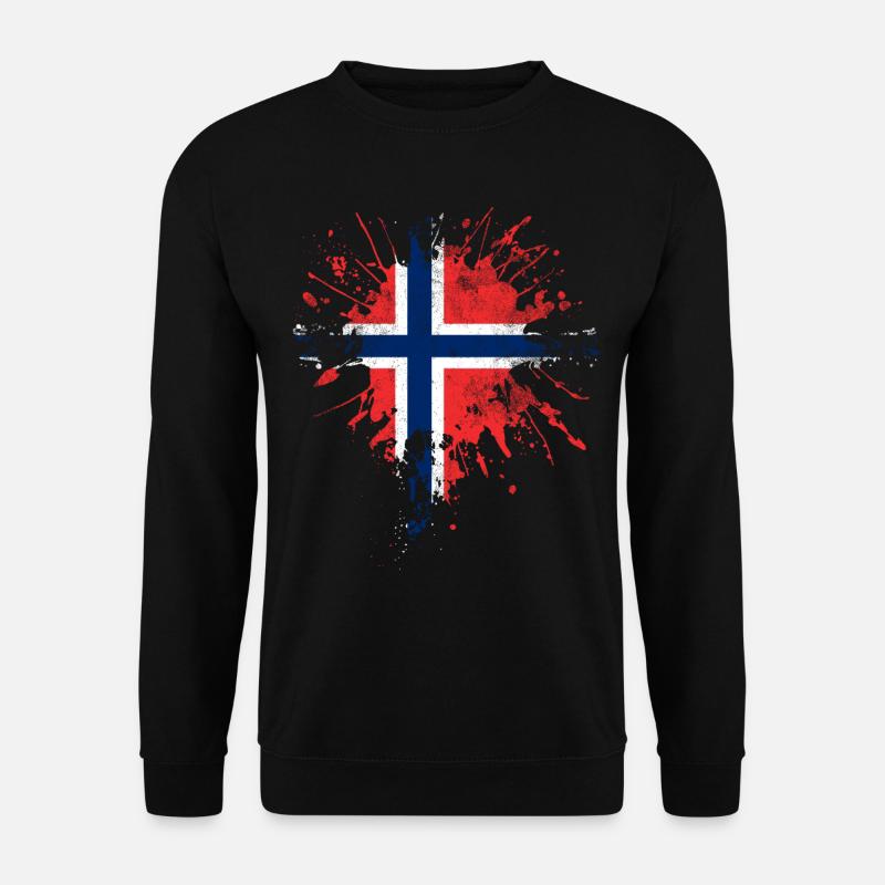 Norway flag - Unisex Sweatshirt - black