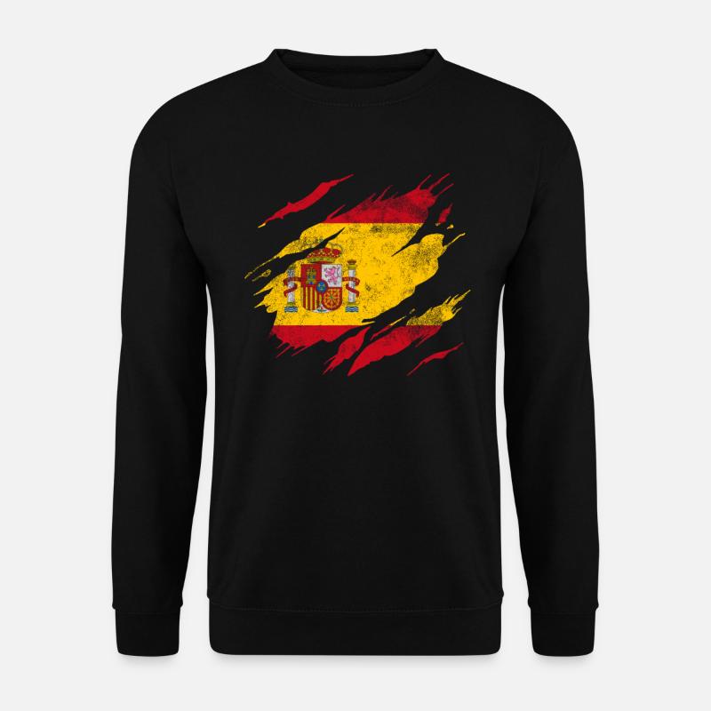 Spain Flag - Unisex Sweatshirt - black