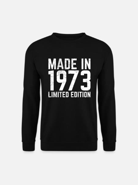Made in 1973 - Limitierte Ausgabe - Unisex Pullover - Schwarz