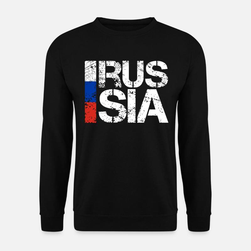 Russland - Unisex Pullover - Schwarz