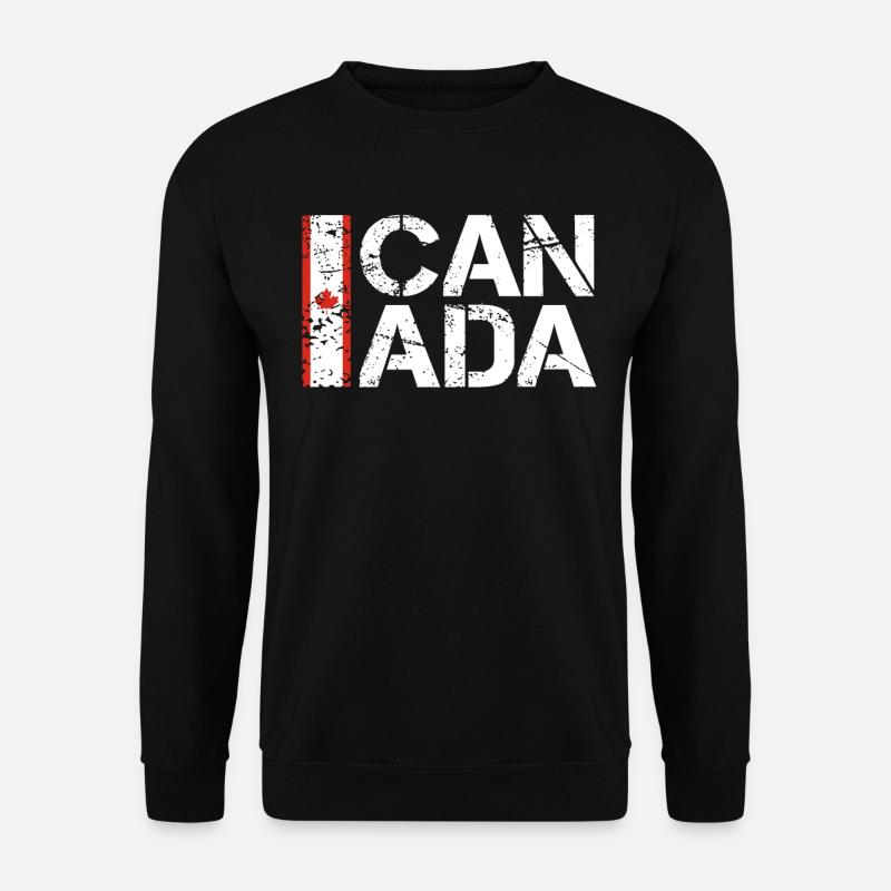 Kanada - Unisex Pullover - Schwarz