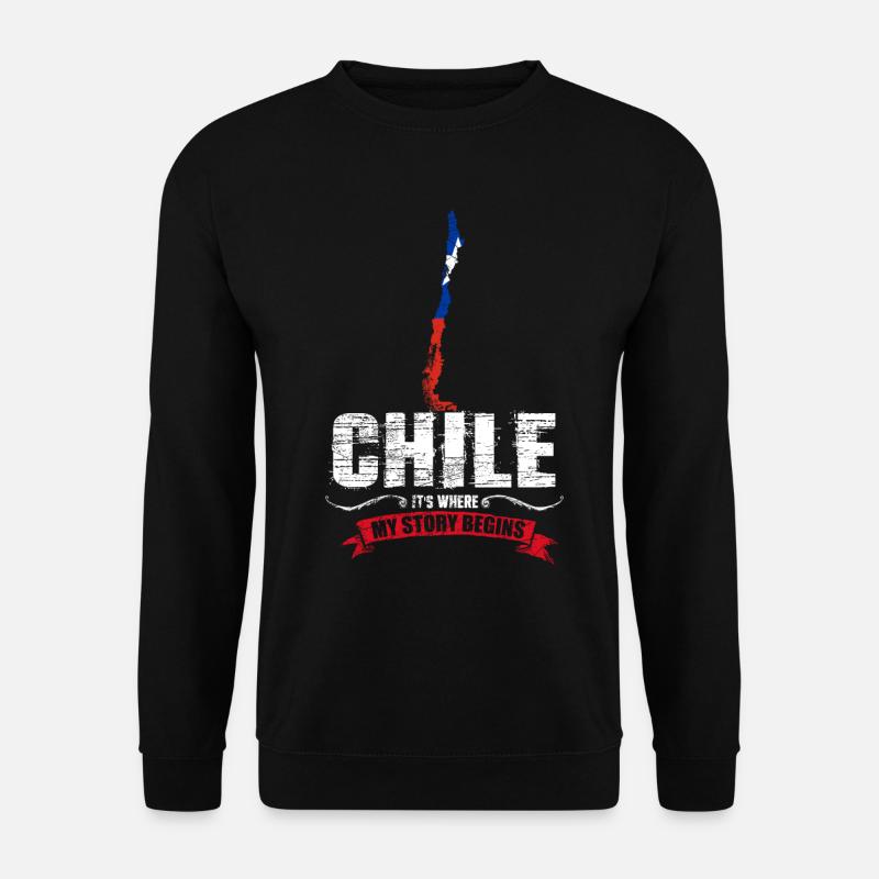 Chile - Unisex Sweatshirt - black
