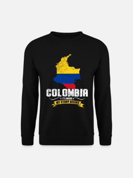 Kolumbien Fan - Unisex Pullover - Schwarz