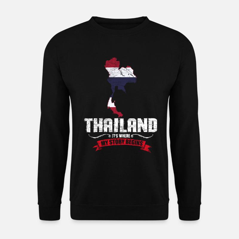 Thailand - Unisex Pullover - Schwarz