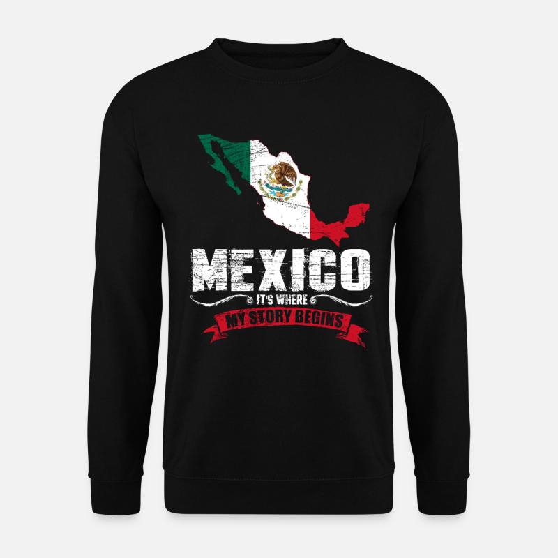 Mexiko - Unisex Pullover - Schwarz