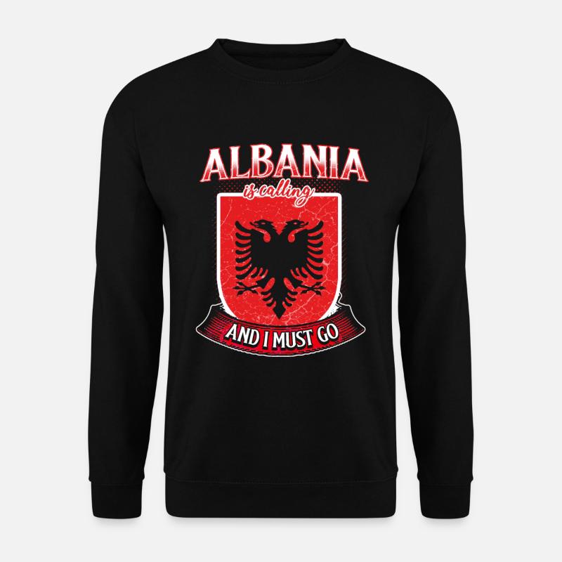 Albanien - Unisex Pullover - Schwarz