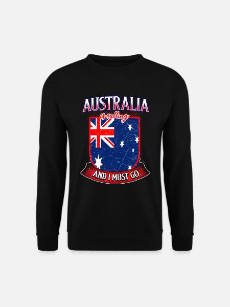 Australien Fan - Unisex Pullover - Schwarz