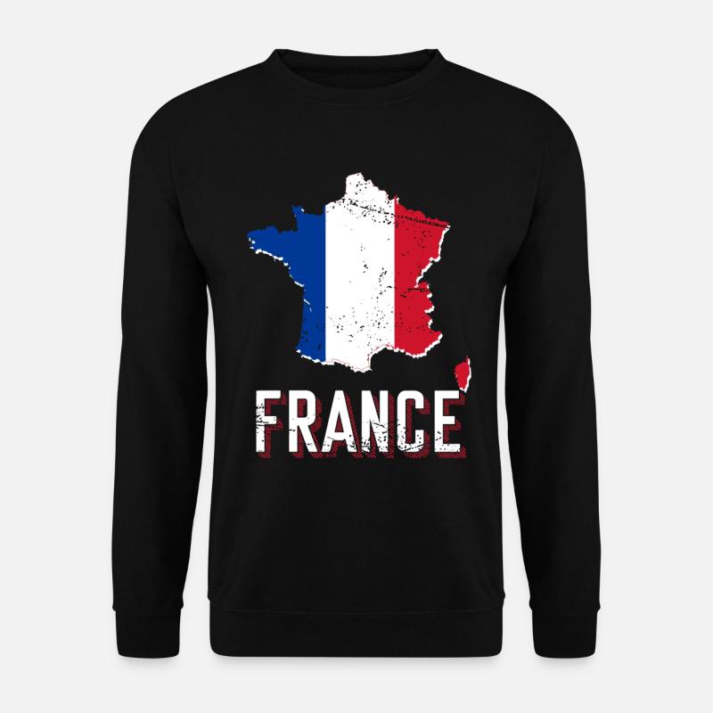 France - Unisex Sweatshirt - black
