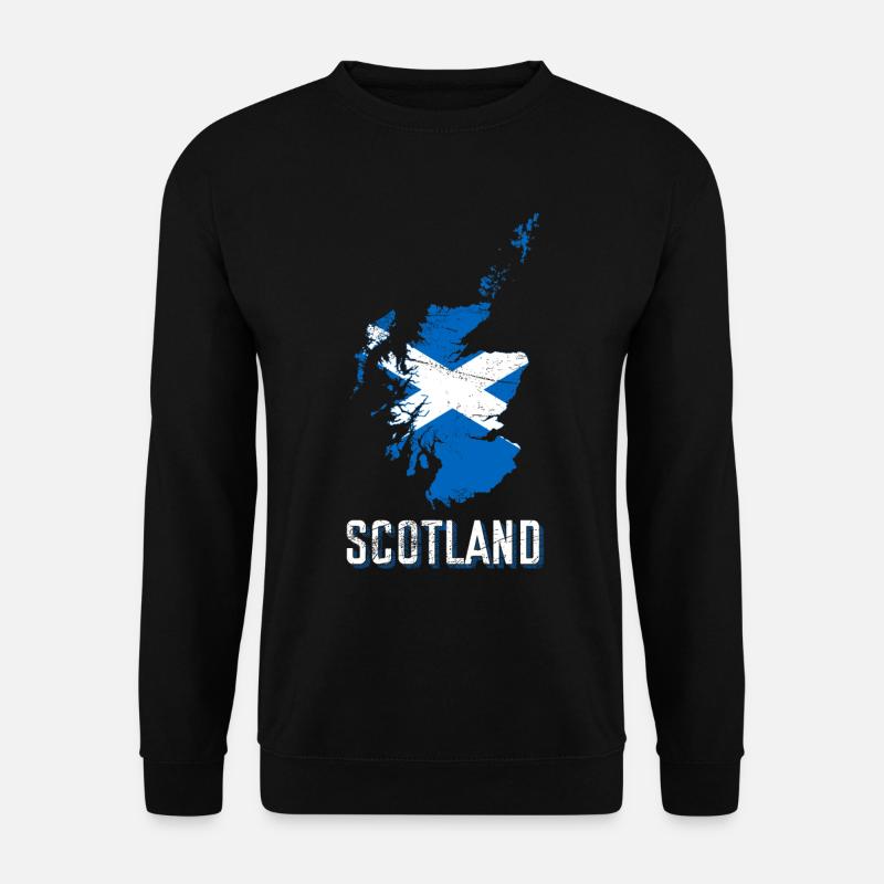 Ecosse Drapeau Géographie - Sweat-shirt Unisexe - noir