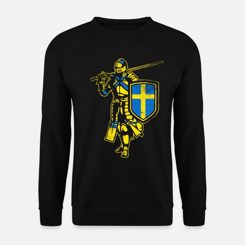 Swedish knight - Unisex Sweatshirt - black