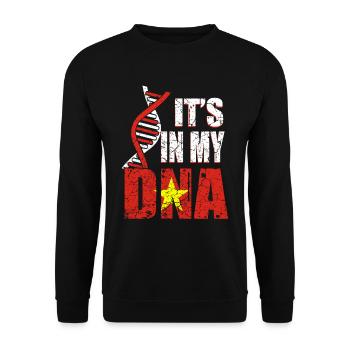 Le Vietnam est dans mon ADN - Sweat-shirt Unisexe - noir - Devant - Alina (178cm) & Michal (187cm)