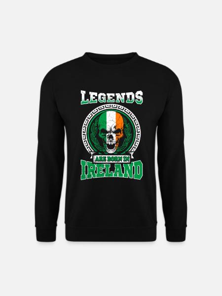 Les légendes naissent en Irlande - Sweat-shirt Unisexe - noir