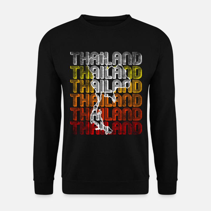 Thaïlande rétro - Sweat-shirt Unisexe - noir