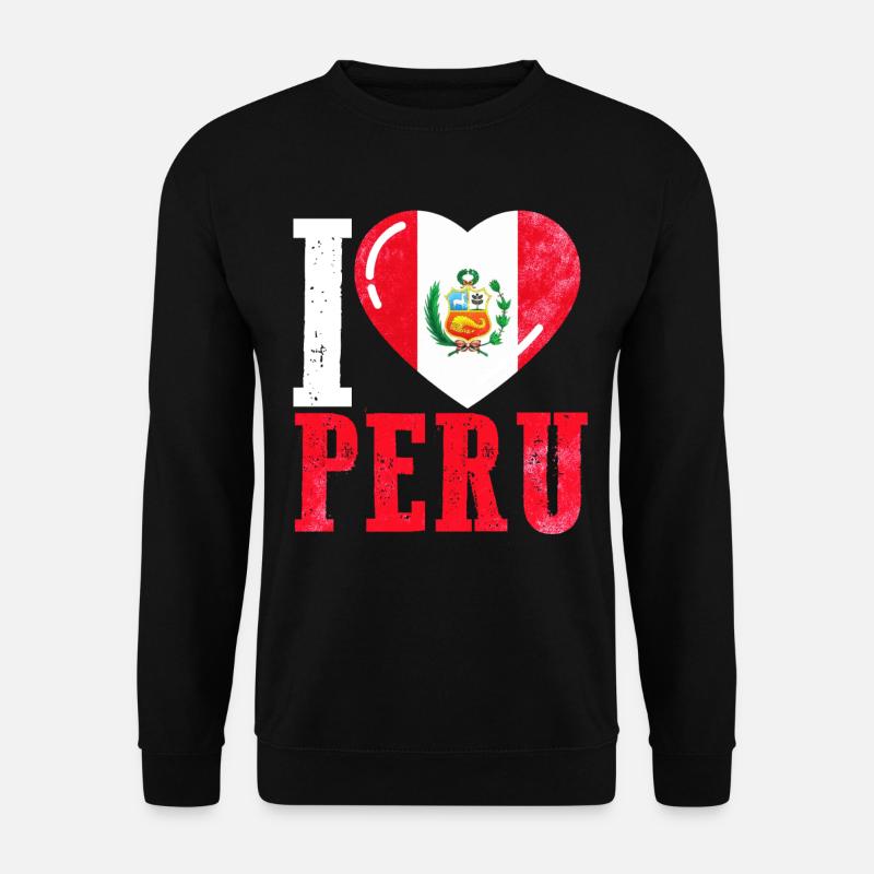 J’aime le Pérou - Sweat-shirt Unisexe - noir