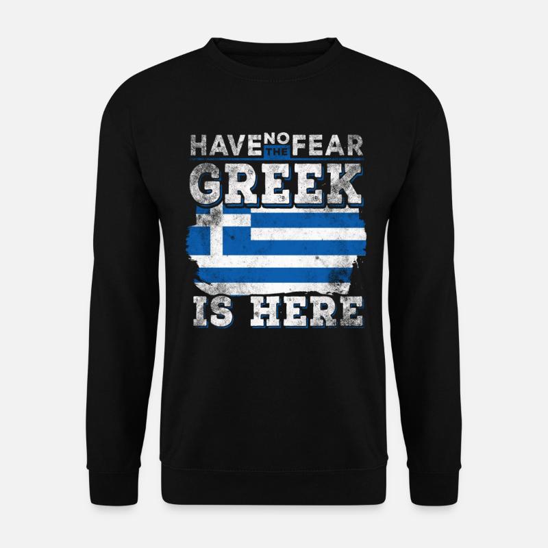 Funny Greek - Unisex Sweatshirt - black
