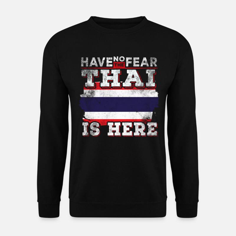 Drôle de Thaïlandais - Sweat-shirt Unisexe - noir