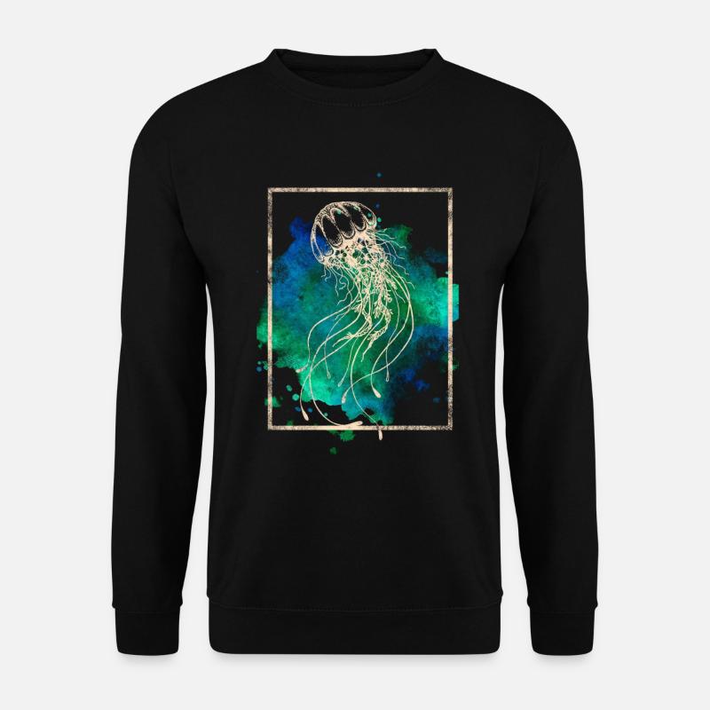 Qualle - Unisex Pullover - Schwarz