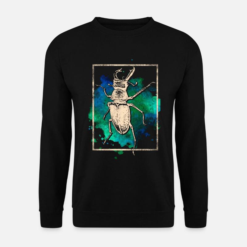 stag beetle - Unisex Sweatshirt - black