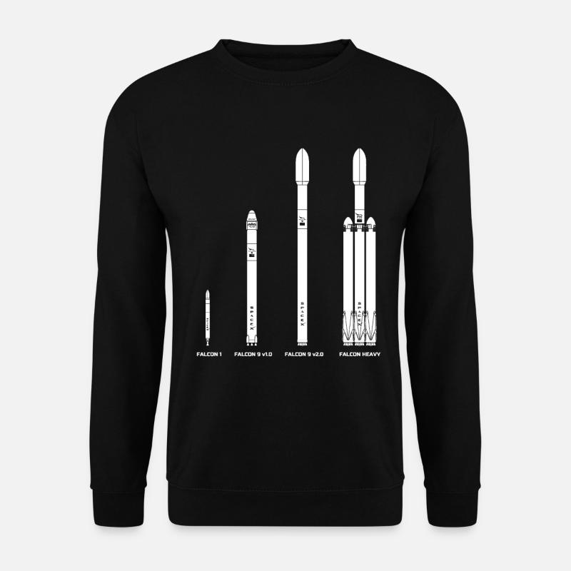 Falcon Raketen Evolution - Unisex Pullover - Schwarz