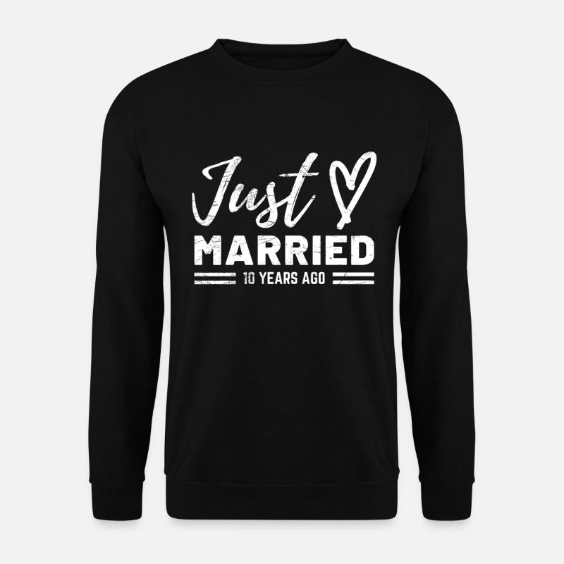 10e anniversaire de mariage - Sweat-shirt Unisexe - noir