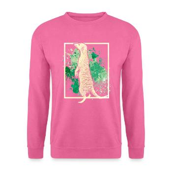 Suricate - Sweat-shirt Unisexe - rose - Devant