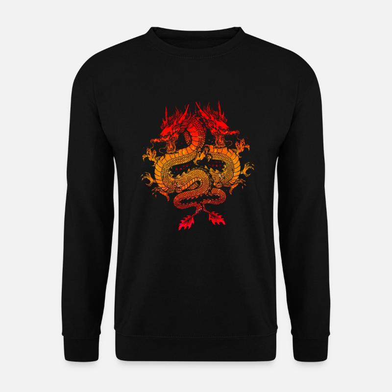 Drache - Unisex Pullover - Schwarz