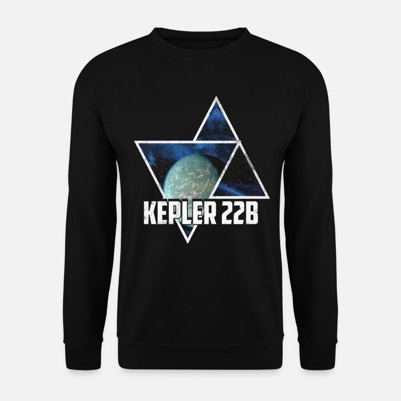 Kepler-22b Exoplanet Extrasolar Planet - Unisex Sweatshirt - black