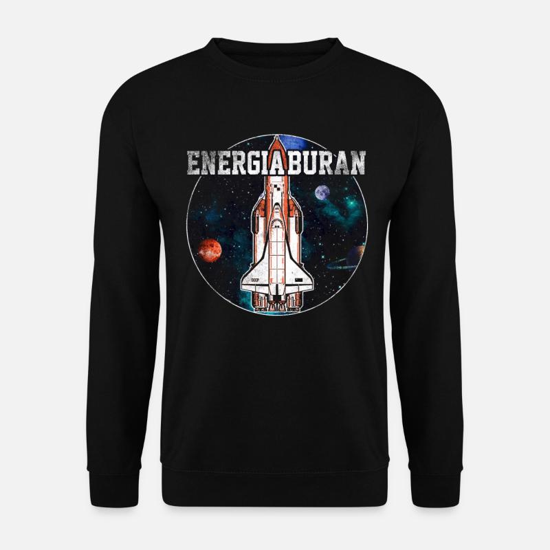 Energia Rocket & Buran Shuttle - Unisex Sweatshirt - black