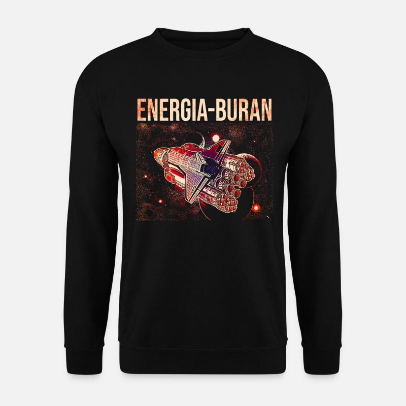 Energia Launcher & Buran Shuttle - Unisex Sweatshirt - black