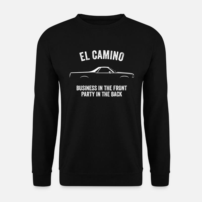 el camino slogan w - Sweat-shirt Unisexe - noir