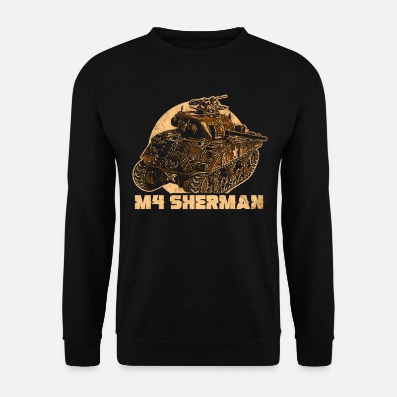 M4 CharS Sherman - Sweat-shirt Unisexe - noir