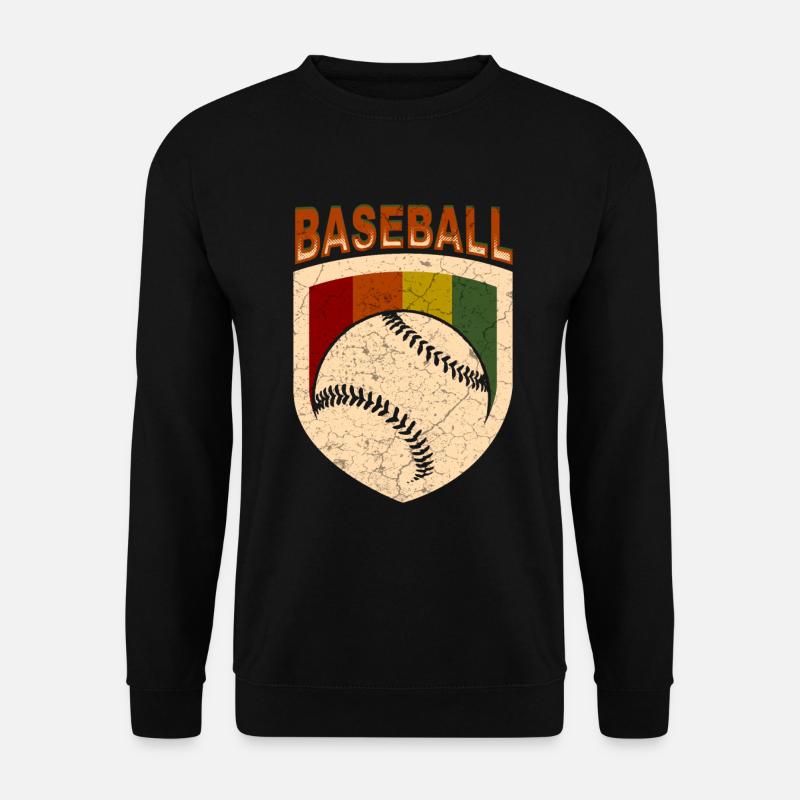 Base-ball - Sweat-shirt Unisexe - noir