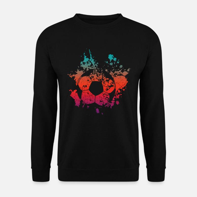 Fussball Ball - Unisex Pullover - Schwarz