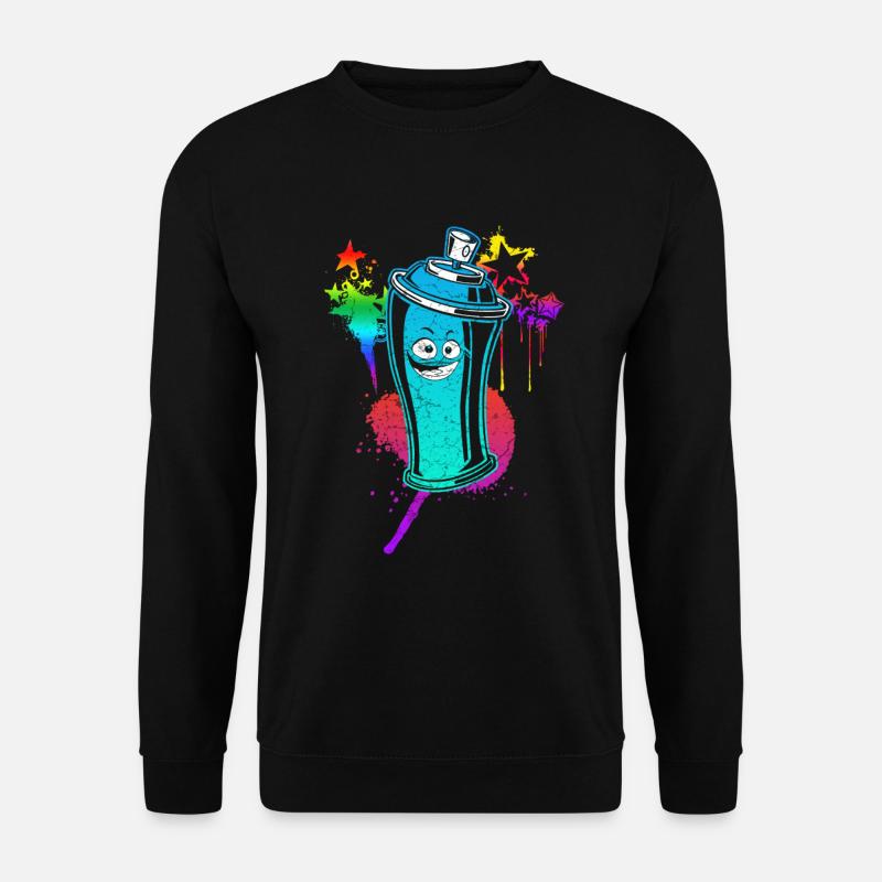 Graffiti - Unisex Pullover - Schwarz