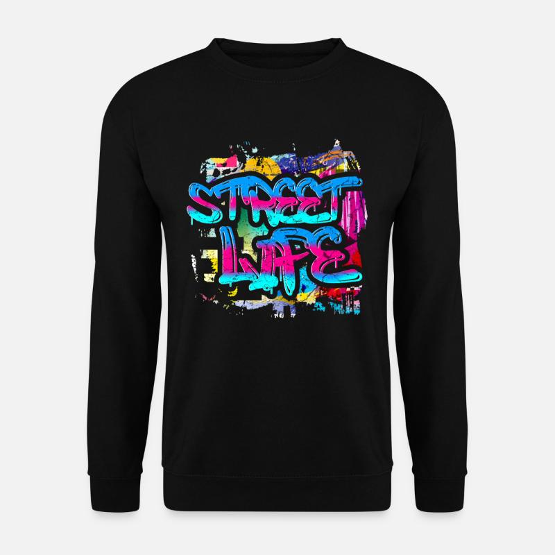 Graffiti Kunst - Unisex Pullover - Schwarz